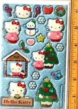 Hello Kitty Puffy Christmas Stickers