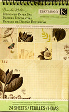 K & Company Brenda Walton Floral & Fauna Ledger Designer Paper Pad