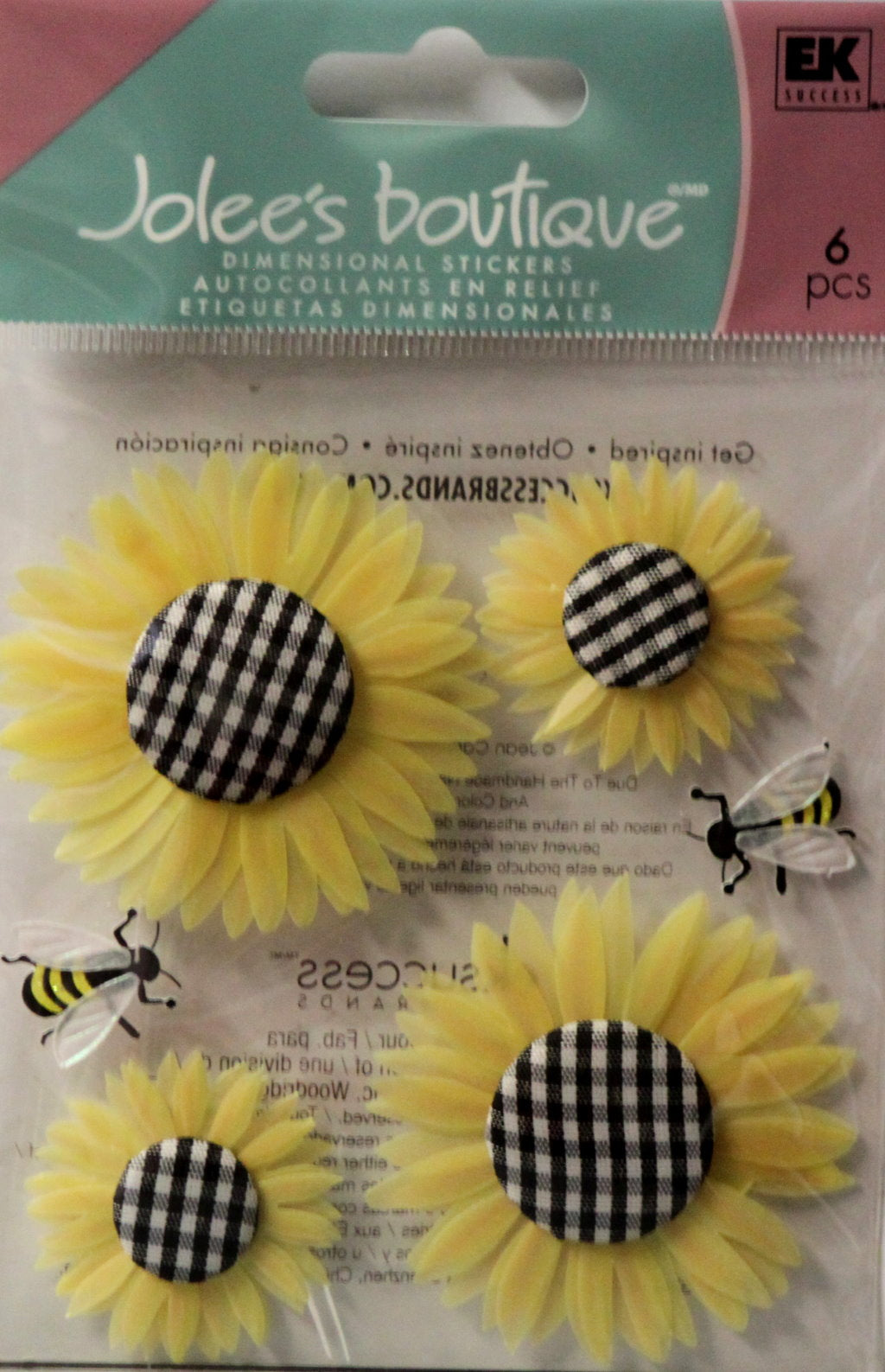 Jolee's Boutique Sunflowers Dimensional Stickers