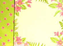 Martha Stewart Crafts Nature Pink Flowers 12" x 12" Designer Specialty Double-sided Lt. Cardstock Paper