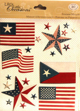 K & Company Life's Little Occasions Flags Dimensional Stickers Medley