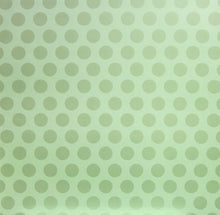 Me & My Big Ideas Baby Girl  12 x 12 Green Dots Specialty Lt. Cardstock Paper