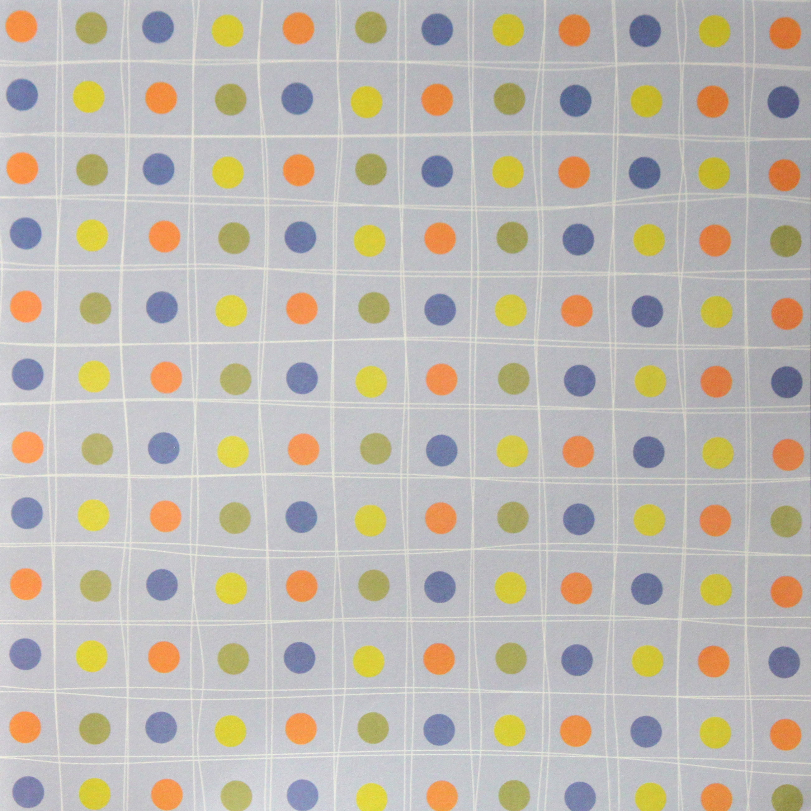 Nicole 12 x 12 Colored Dots Scrapbook Paper