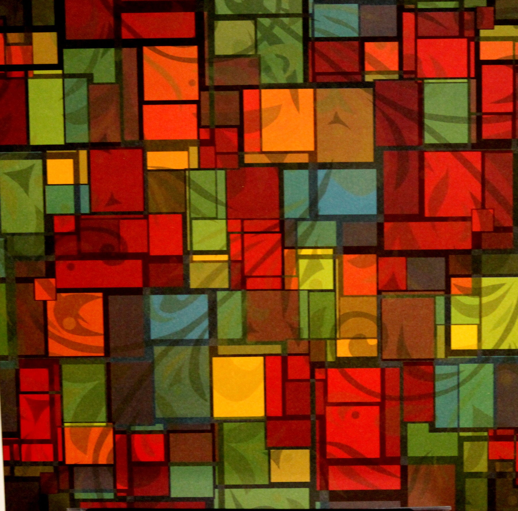 Ella & Viv Paper Company 12 x 12 Double-sided Stained Glass Lt. Cardstock Paper