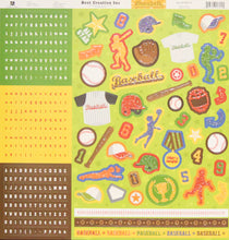 Best Creation Inc. Baseball 12 x 12 Sticker Sheet