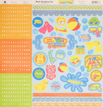 Best Creation Inc. Splash Fun Sparkling 12 x 12 Sticker Sheet