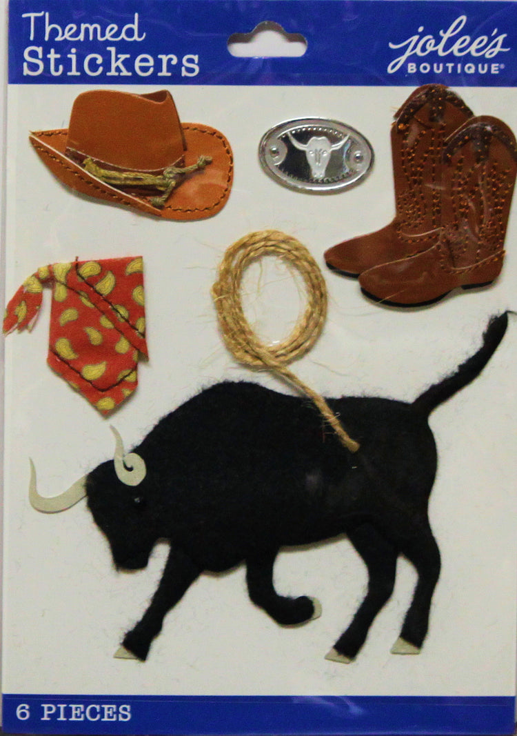 Jolee's Dimensional Theme Stickers Rodeo