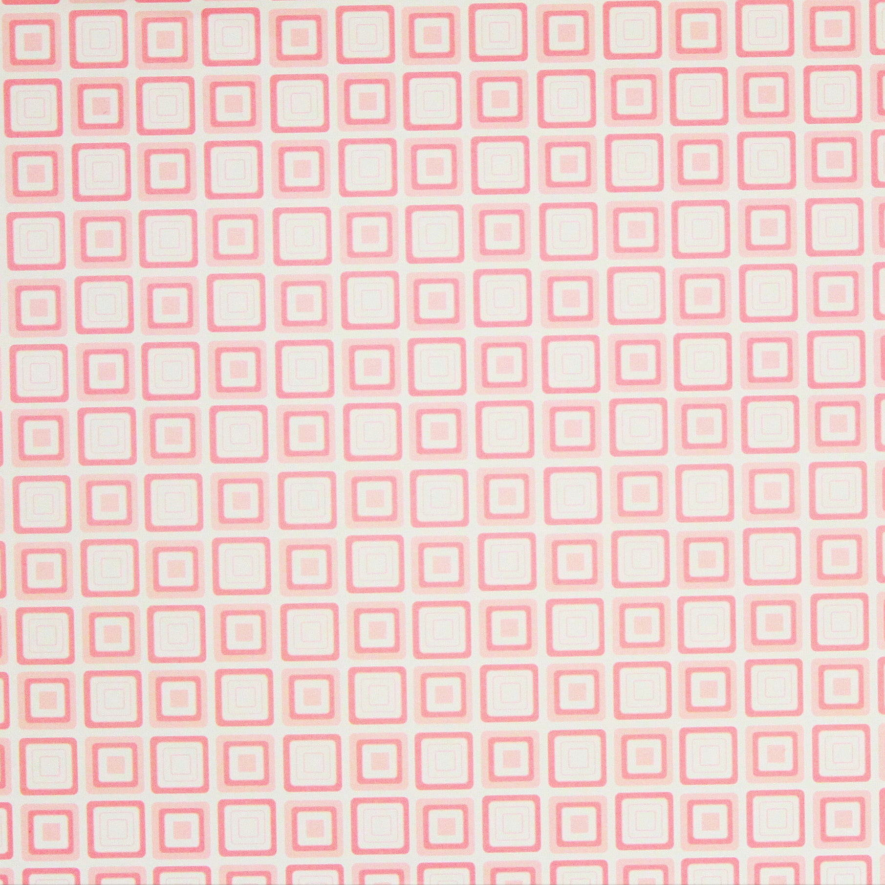 Nicole 12 x 12 Pink Square Coordinates Scrapbook Paper