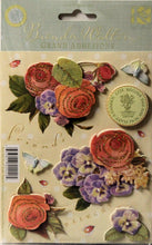 K & Company Flora Bella Florals Grand Adhesions Dimensional Stickers