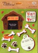 K & Company Life's Little Occasions Pet Firsts Dog Dimensional Stickers Medley