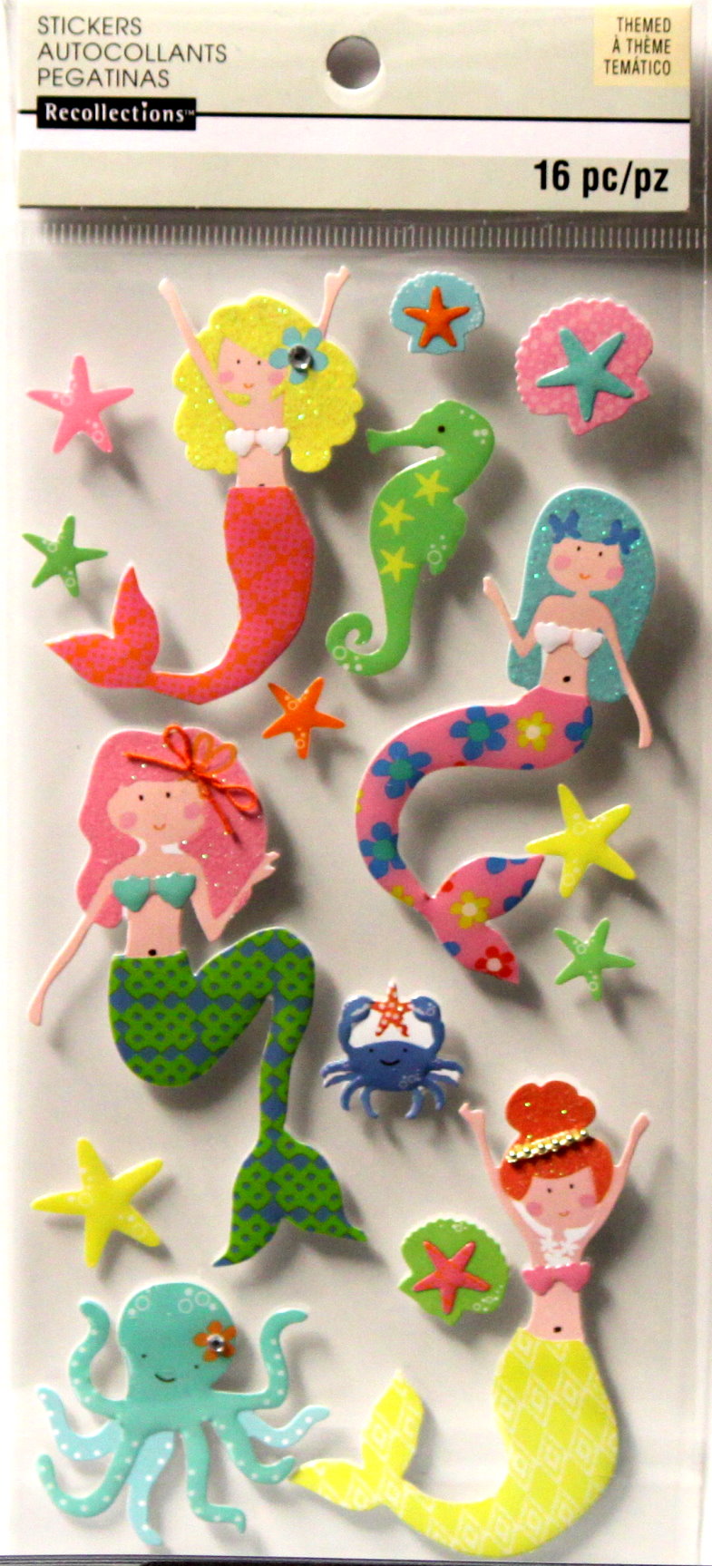 Recollections Mermaid Dimensional Stickers