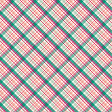 Echo Park 12 x 12 Imagine That Princess Plaid Cardstock Paper