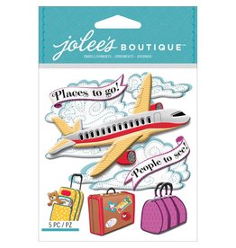 Jolee's Boutique Airplane Dimensional Stickers
