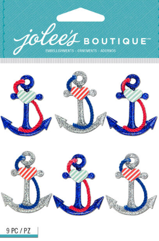 Jolee's Boutique Anchor Repeats Dimensional Stickers
