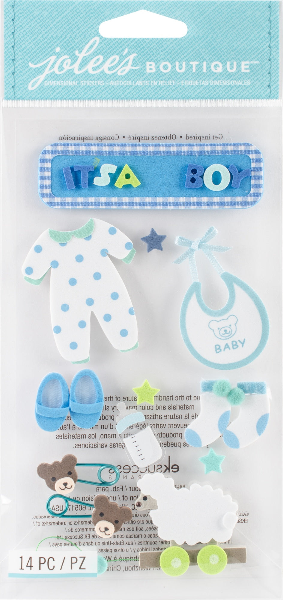 Jolee's Baby Boy Dimensional Stickers Collage