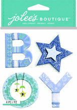 Jolee's Boutique Baby Boy Yarn Word Dimensional Stickers