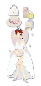 Jolee's Boutique Bridal Shower Dimensional Stickers