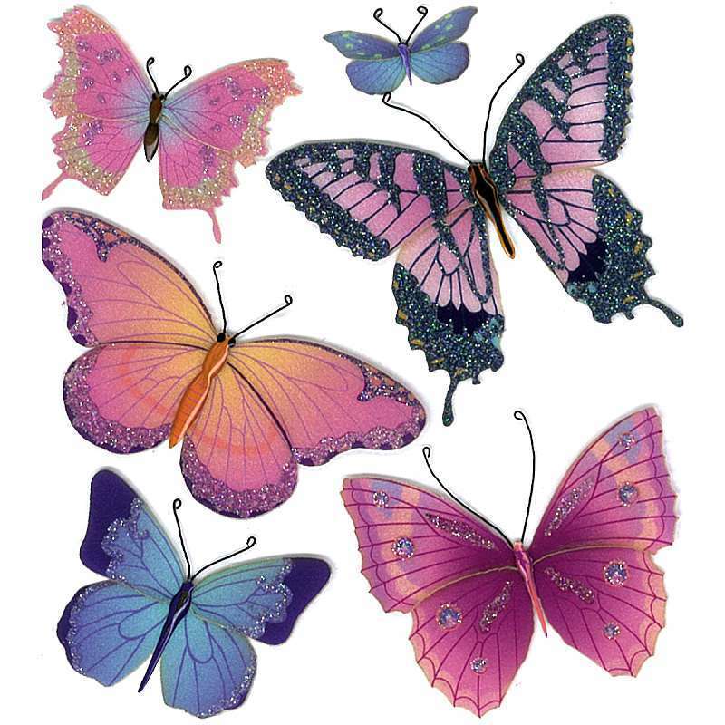 Jolee's Boutique Butterflies Dimensional Stickers