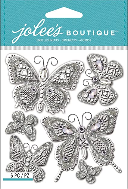 Jolee's Boutique Butterfly Bling Dimensional Stickers