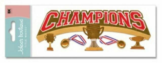 Jolee's Boutique Champions Dimensional Title Stickers