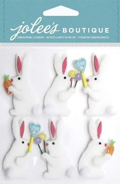 Jolee's Boutique Easter Bunnies Dimensional Stickers