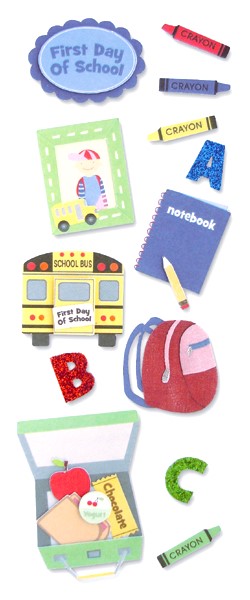 Jolee's Boutique 1st Day Of School Dimensional Stickers