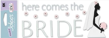 Jolee's Boutique Here Comes The Bride Dimensional Stickers