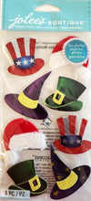Jolee's Boutique Holiday Hats Dimensional Stickers