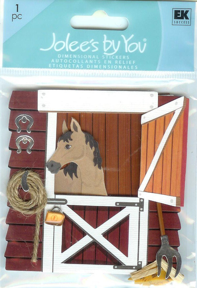 Jolee's Boutique Horse In The Stable Dimensional Stickers