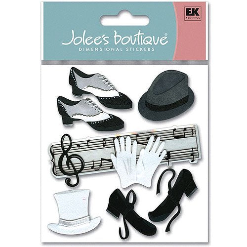 Jolee's Boutique Jazz And Tap Dimensional Stickers