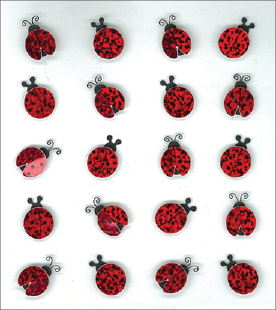 Jolee's Boutique Lady bugs Repeats Dimensional Stickers