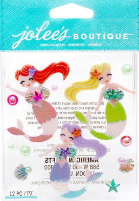 Jolee's Boutique Job Mermaids Dimensional Stickers
