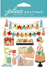 Jolee's Boutique Mod Happy Birthday Dimensional Stickers