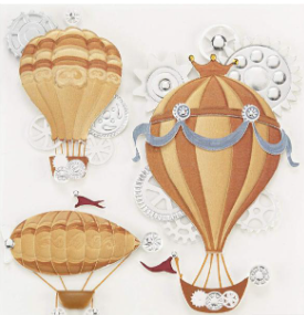 Jolee's Boutique Steampunk Flying Machines Dimensional Stickers