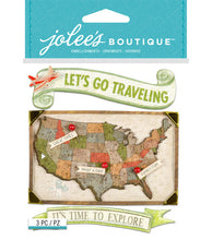 Jolee's Boutique USA Map Dimensional Sticker