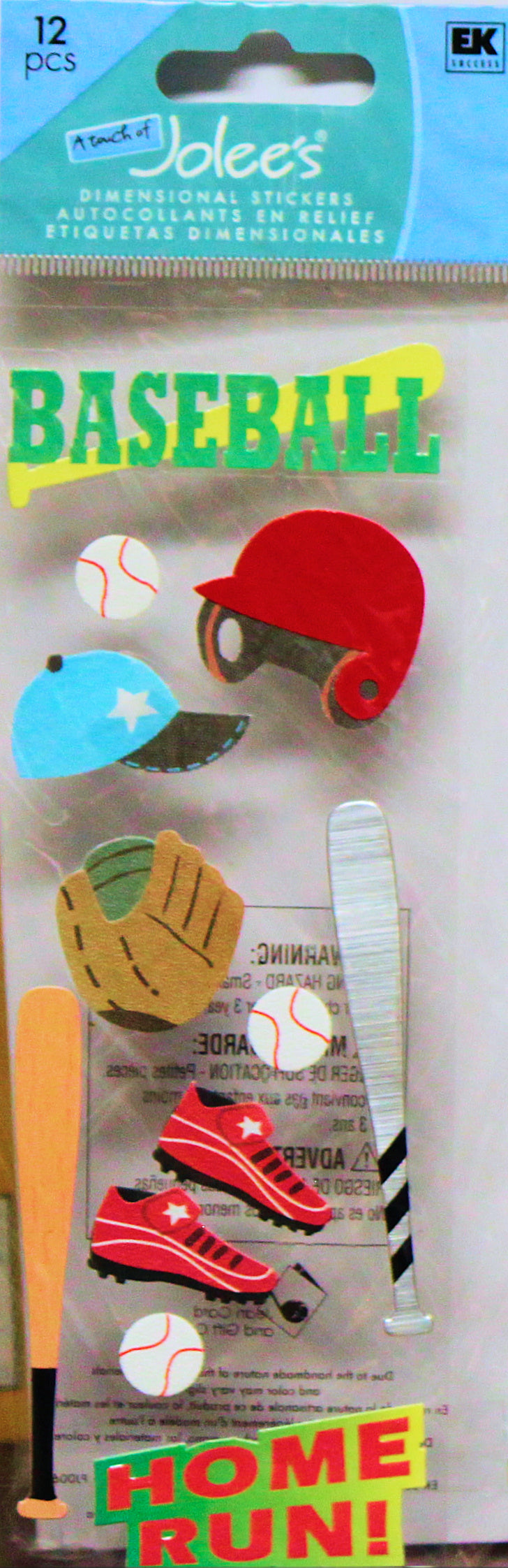 Jolee's Boutique Baseball Dimensional Sticker