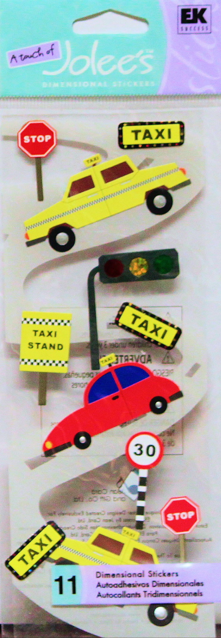 Jolee's Boutique Taxi Ride Dimensional Sticker