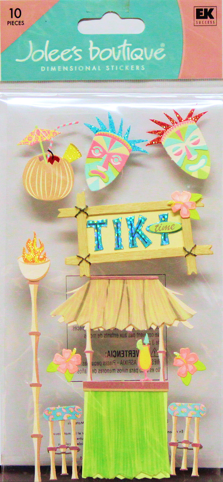 Jolee's Boutique Tiki Time Dimensional Sticker