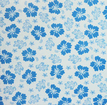 Ki Memories 12 X 12 Powder Blue Flowers Scrapbook Paper