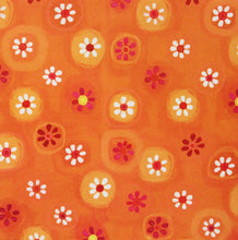 Ki Memories 12 X 12 Orange & White Flowers Scrapbook Paper