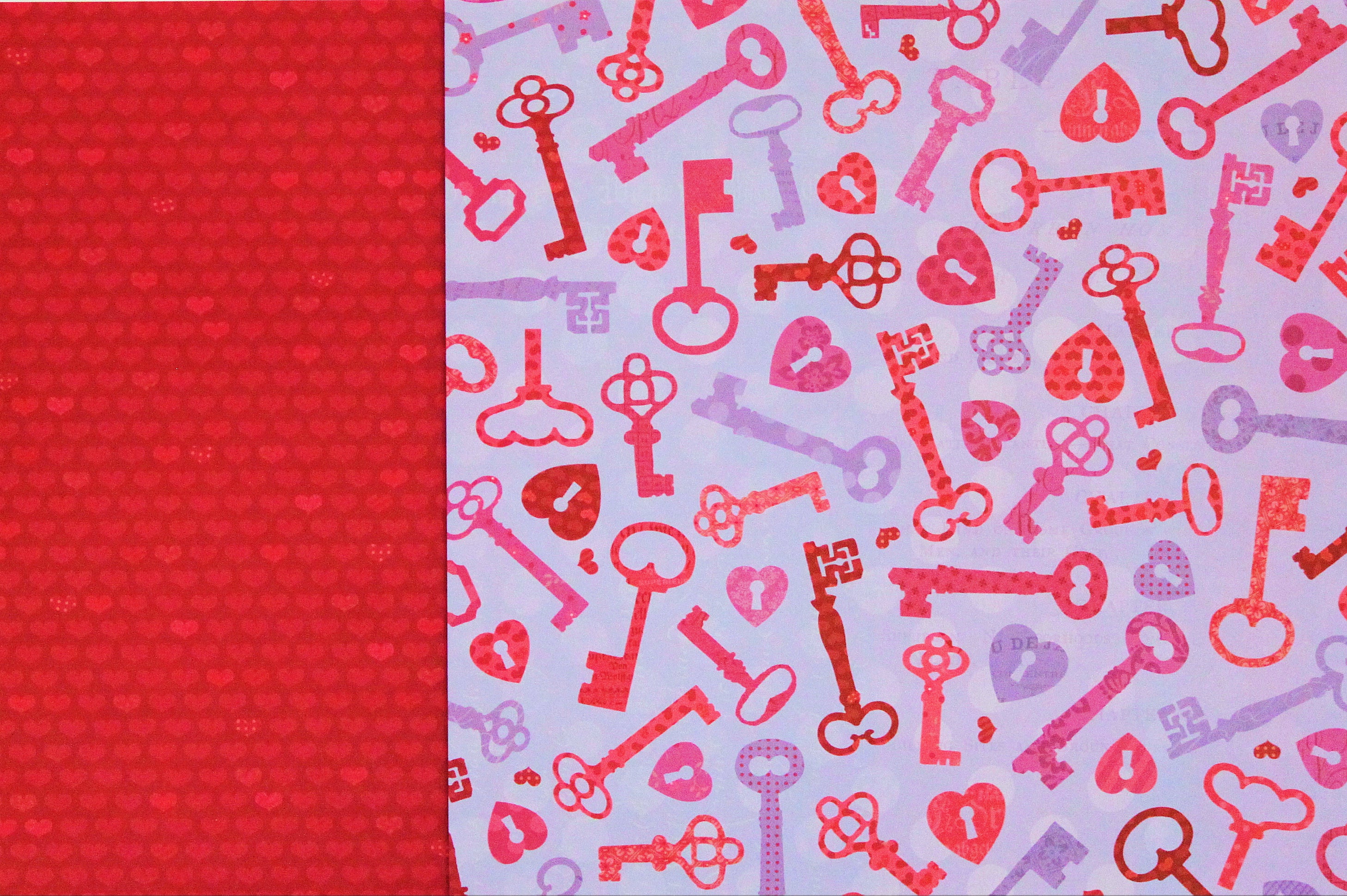 K & Company 12 x 12 Valentine Double-Sided Light Cardstock Paper#1