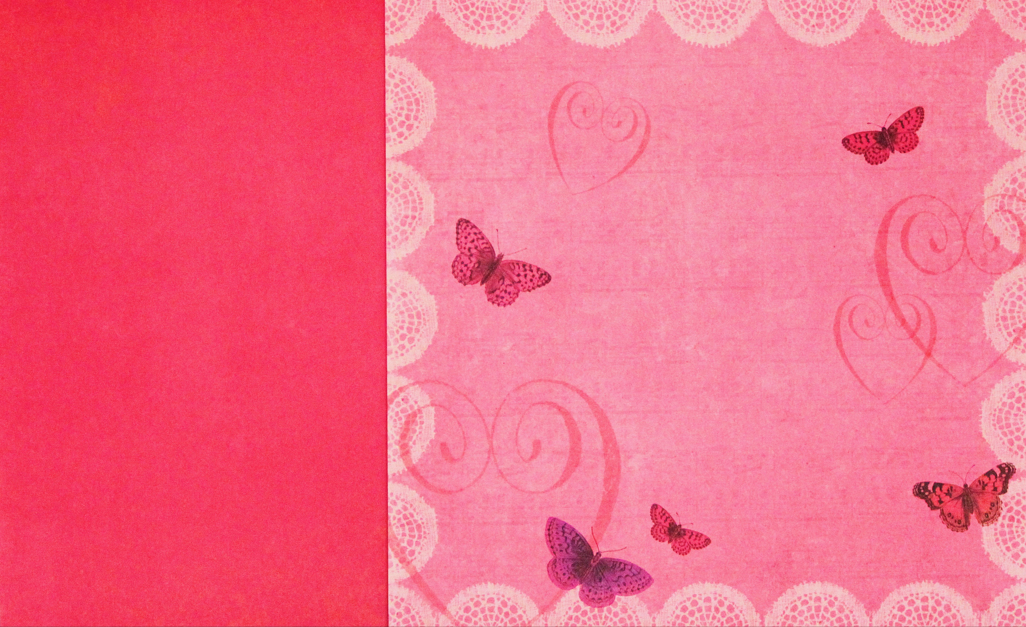K & Company 12 x 12 Valentine Double-Sided Light Cardstock Paper#9