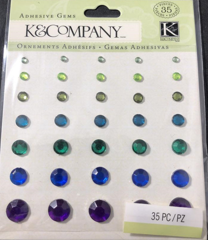 K & Company Adhesive Gems