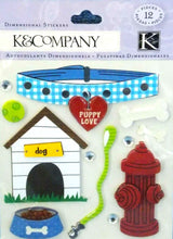 K & Company Everyday Puppy Dimensional Stickers