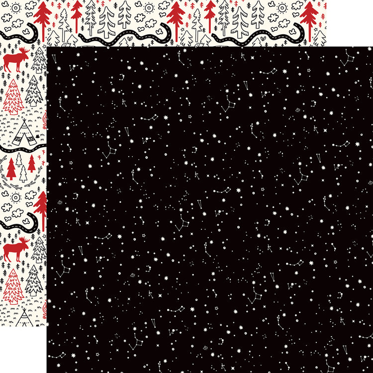 Echo Park Little Lumberjack Constellations 12 x 12 Double-Sided Cardstock Paper