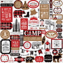 Echo Park Little Lumberjack 12x12 Element Sticker Sheet