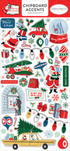 Carta Bella Merry Christmas Chipboard Accents Stickers
