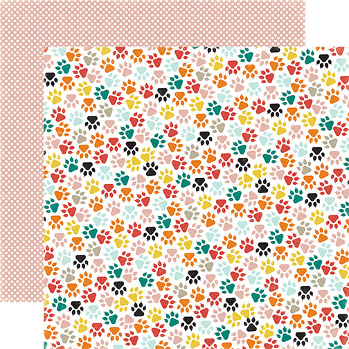 Echo Park 12 x 12 Meow Kitty Paws Double-Sided Scrapbook Paper