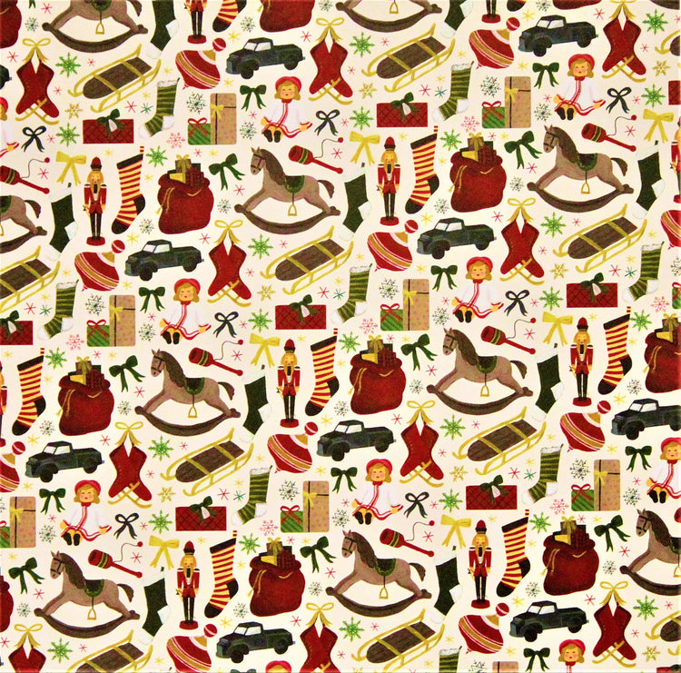 Echo Park Twas The Night Before 12 x 12 Double-Sided Scrapbook Paper #2