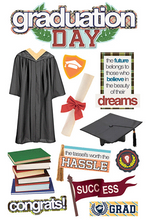 Paper House Graduation Day 3-D Stickers